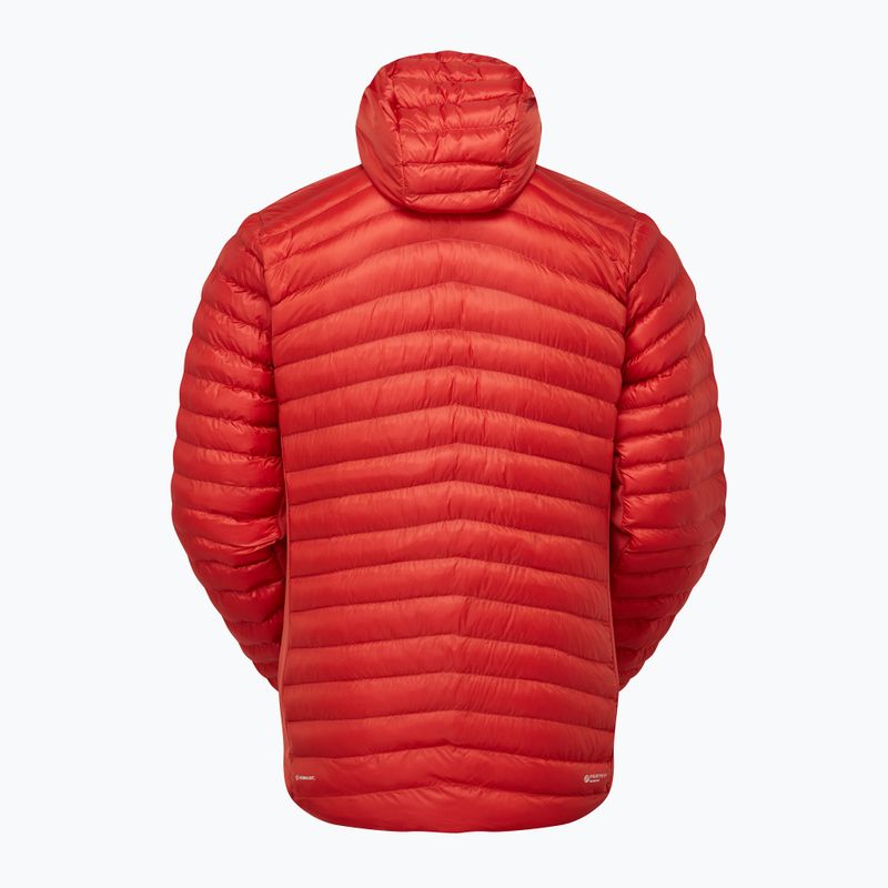 Мъжко пухено яке Rab Cirrus Flex Hoody tuscan red 13