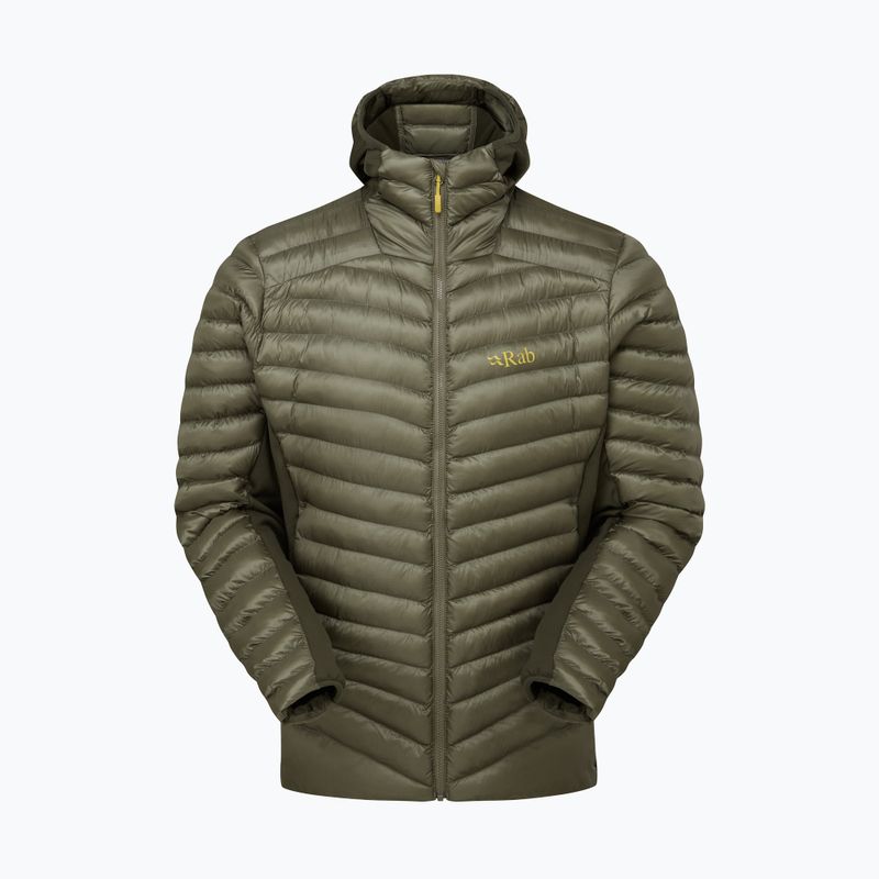 Мъжко пухено яке Rab Cirrus Flex Hoody light khaki/army 4