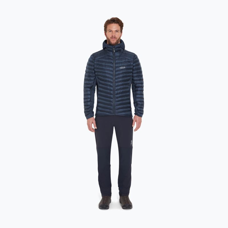 Мъжко ватирано яке Rab Cirrus Flex Hoody tempest blue 2