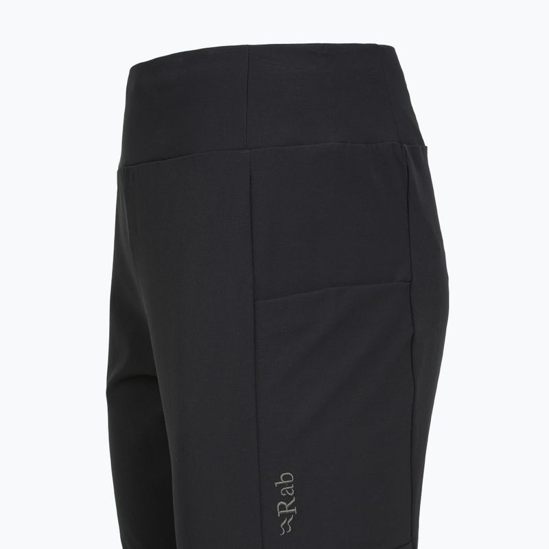 Дамски софтшел панталони Rab Elevation black 3