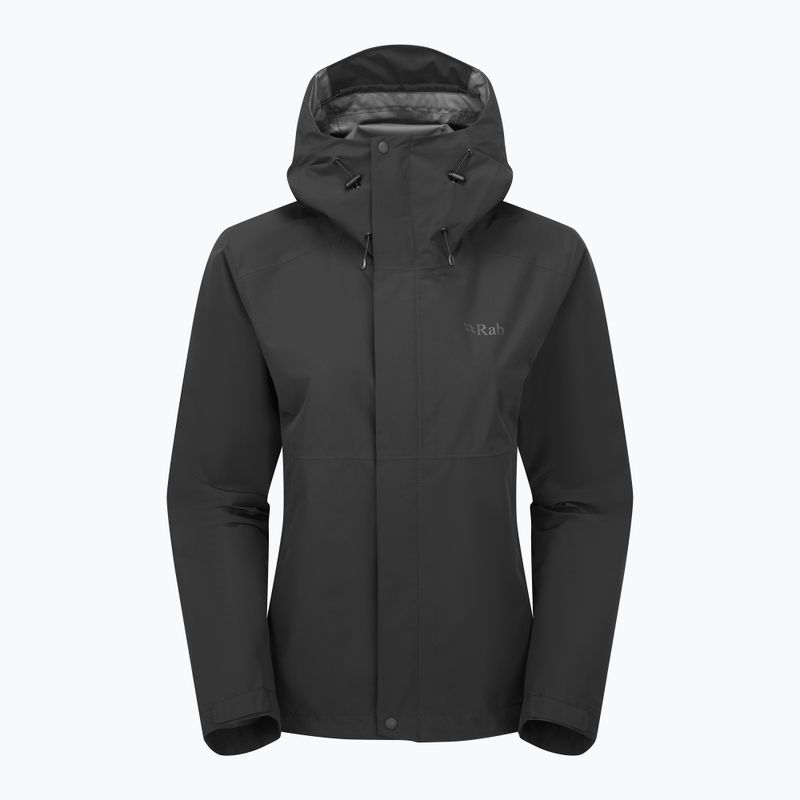 Дамско непромокаемо яке Rab Downpour black 12