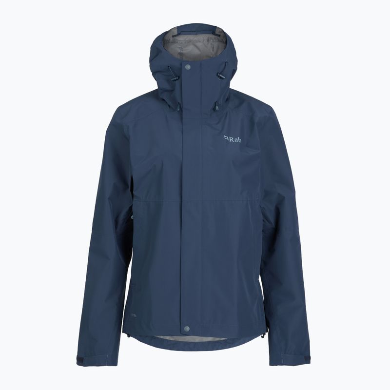 Дъждобран за жени Rab Downpour tempest blue