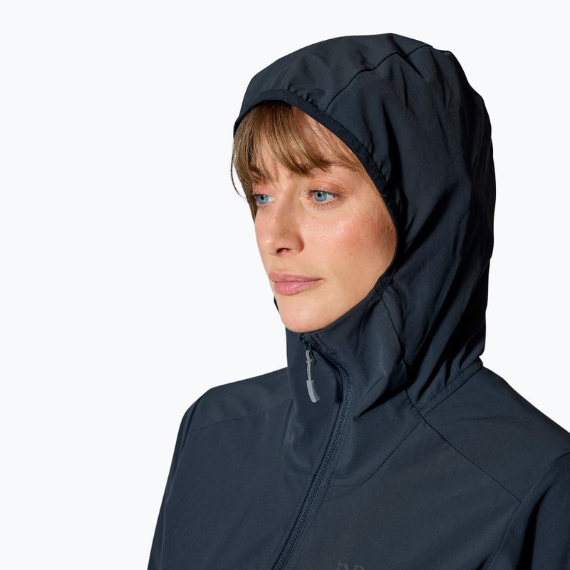 Дамско софтшел яке Rab Borealis Hoody beluga 5