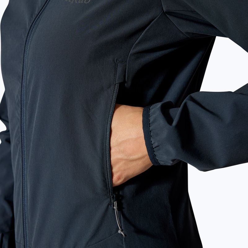 Дамско софтшел яке Rab Borealis Hoody beluga 8