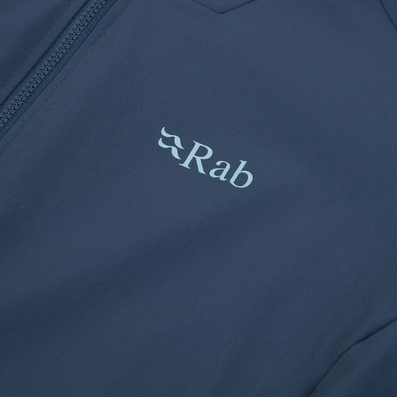 Дамско софтшел яке Rab Borealis Hoody tempest blue 3