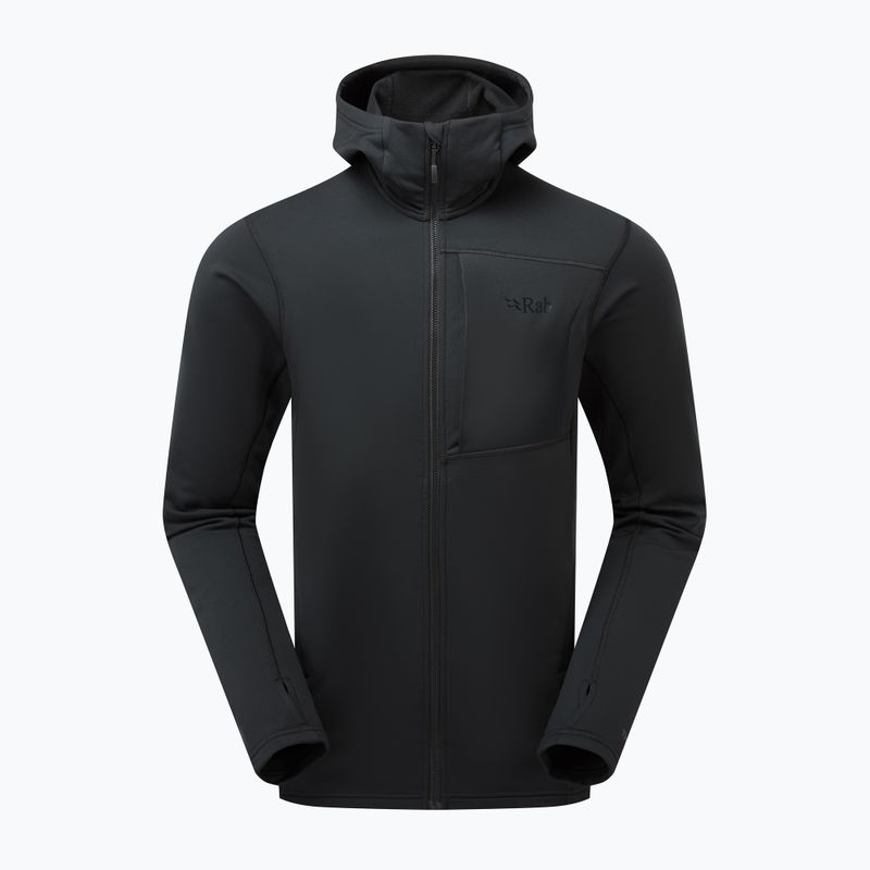 Мъжки суитшърт Rab Superflux Hoody black QFG-13-BKB