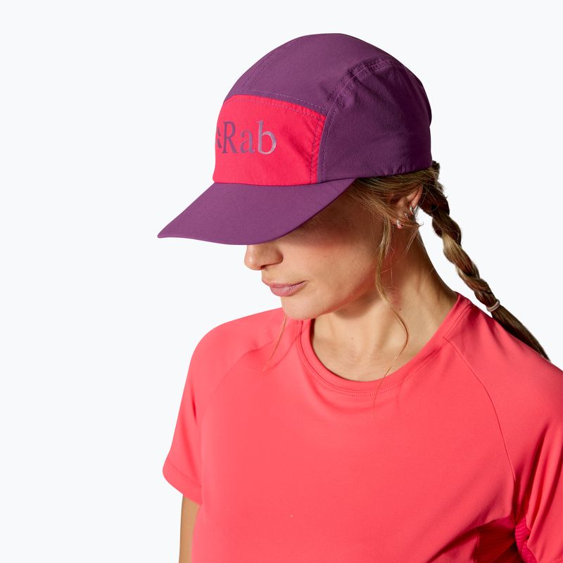 Бейзболна шапка Rab Talus 5 Panel слива/водна диня 4