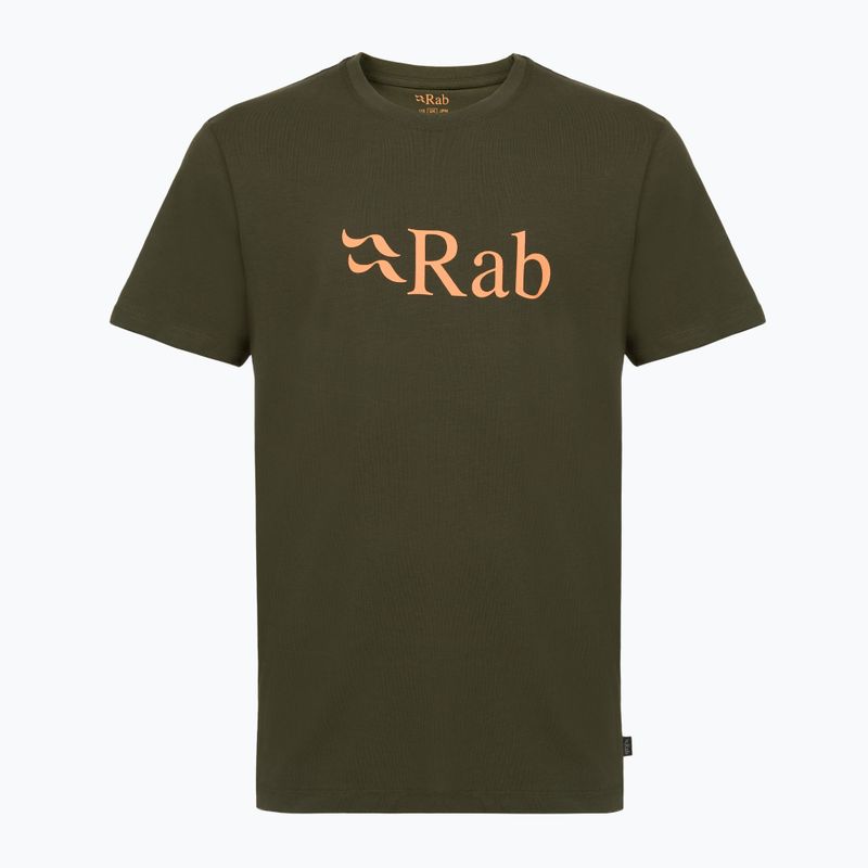 Мъжка тениска Rab Stance Logo army green