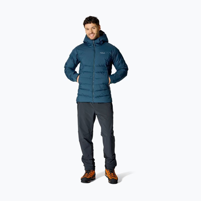 Мъжко пухено яке Rab Infinity Windstopper Hoody tempest blue 2