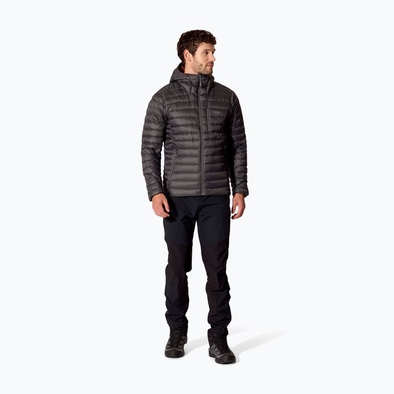 Мъжко пухено яке Rab Microlight Alpine Hoody graphene 2
