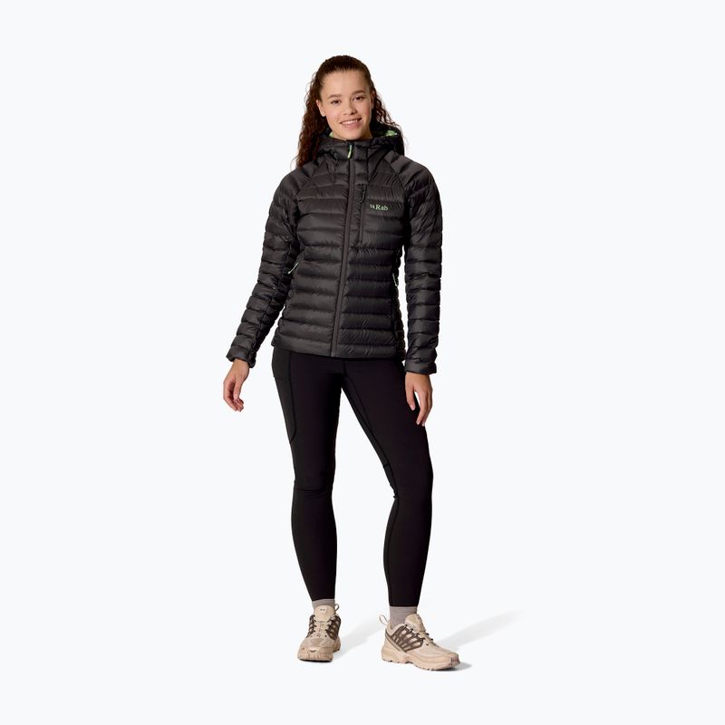 Дамско пухено яке Rab Microlight Alpine Hoody graphene 2