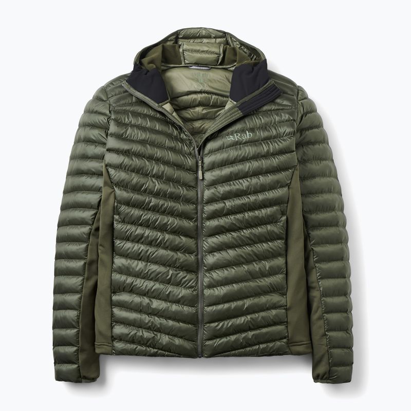 Мъжко ватирано яке Rab Cirrus Flex Hoody army