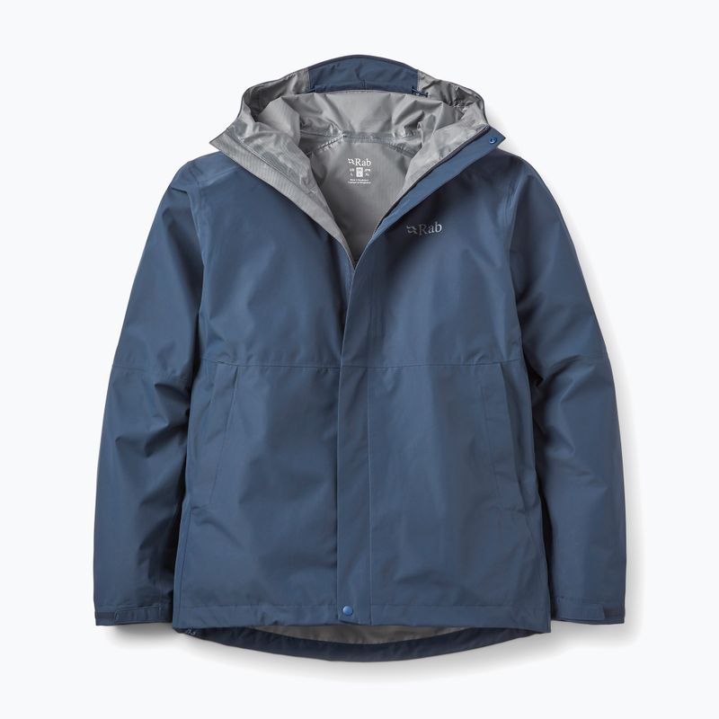 Мъжко яке за дъжд Rab Downpour Jacket galaxy blue