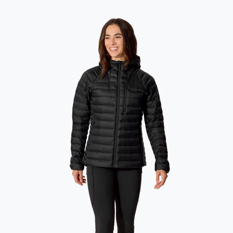 Дамско пухено яке Rab Microlight Alpine Hoody black