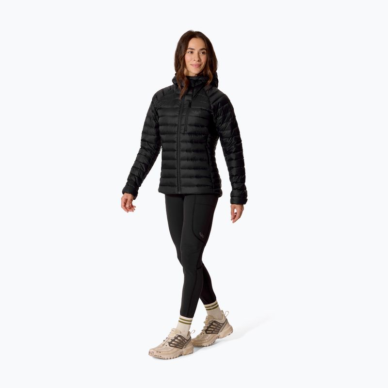 Дамско пухено яке Rab Microlight Alpine Hoody black 2