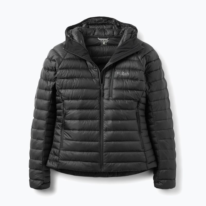 Дамско пухено яке Rab Microlight Alpine Hoody black 4