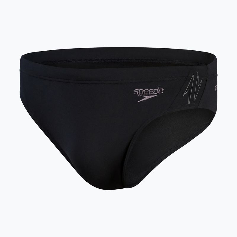 Мъжки бански Speedo Hyper Boom Splice Swim Brief black/grey 8-00301715146 4