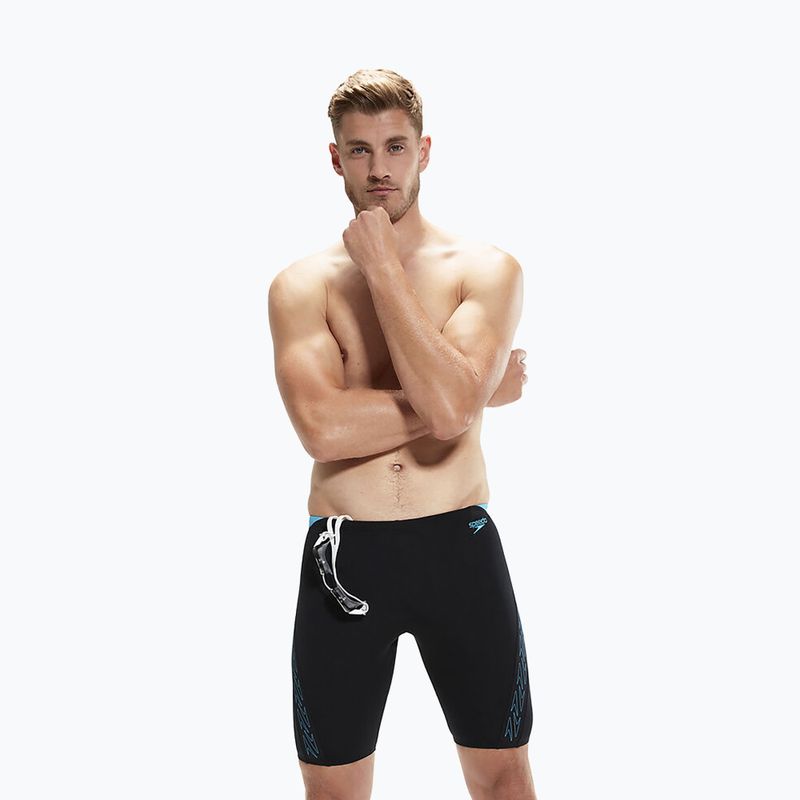 Speedo мъжки бански Hyper Boom Splice Jammer черен 8-00303815147 5