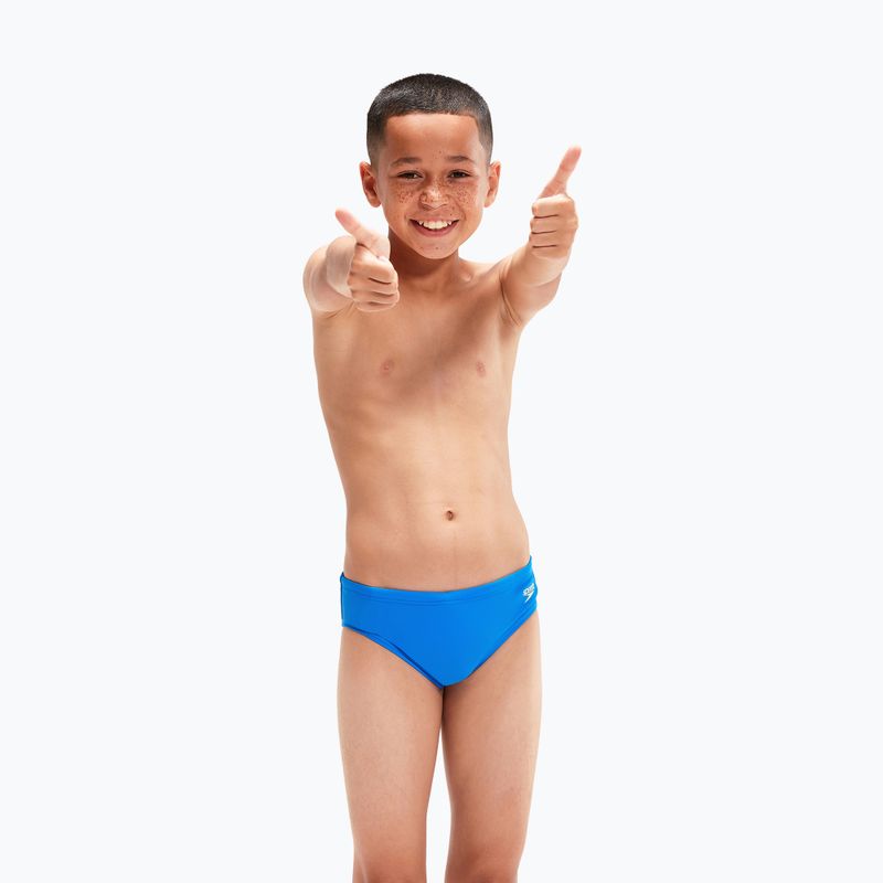 Speedo Logo Brief детски слипове за плуване сини 8-00314914372 6