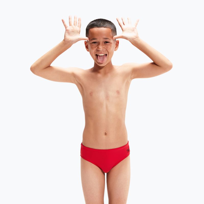 Speedo Logo Brief детски слипове за плуване червени 8-00314914374 4