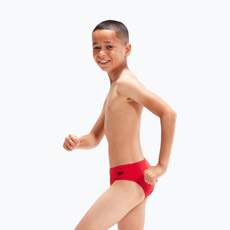 Speedo Logo Brief детски слипове за плуване червени 8-00314914374 5