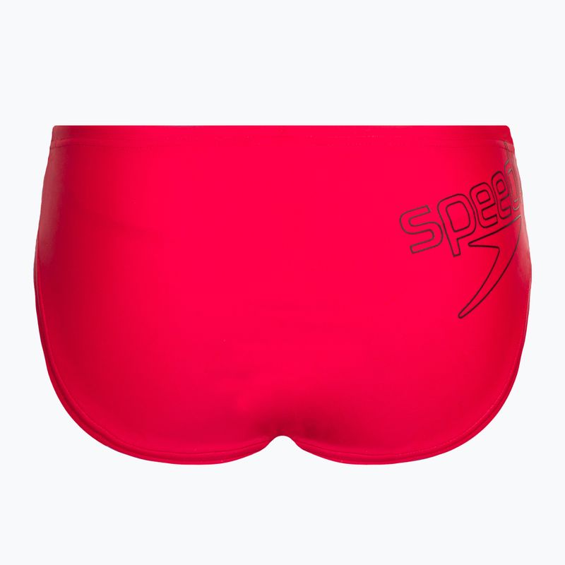 Speedo Logo Brief детски слипове за плуване червени 8-00314914374 2