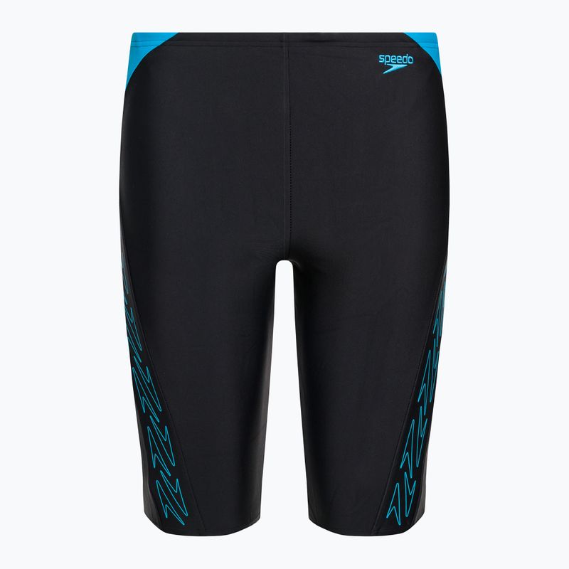 Детски бански Speedo Hyper Boom Logo Splice Black 8-00315215176
