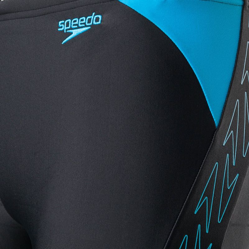Детски бански Speedo Hyper Boom Logo Splice Black 8-00315215176 3