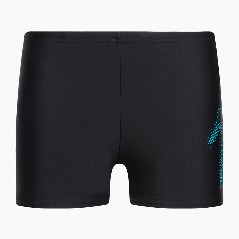 Speedo Hyper Boom Logo Placement Aquashort детски бански костюми черен 8-00315415190