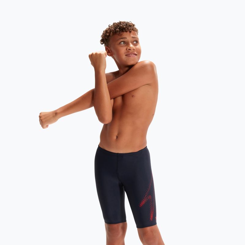 Детски бански Speedo Hyper Boom Logo Placement тъмносин 8-00315515183 5