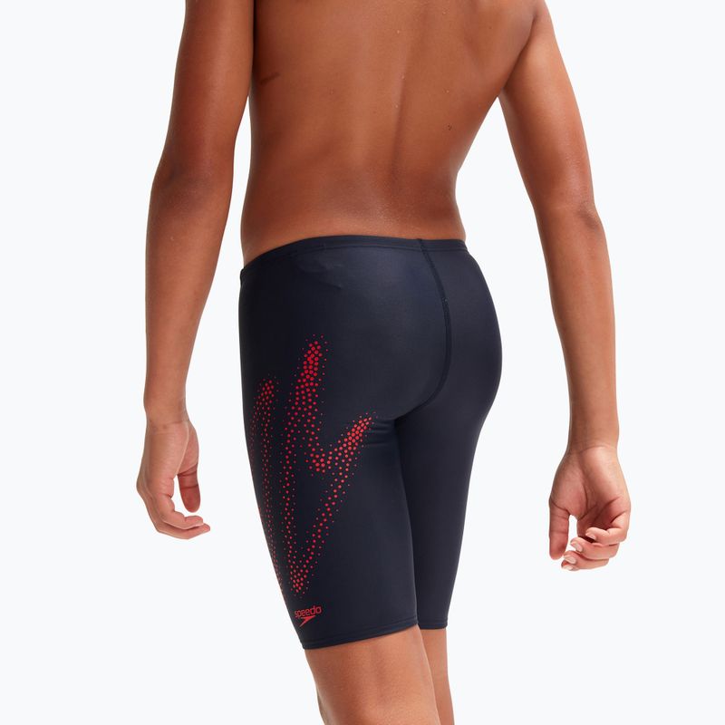 Детски бански Speedo Hyper Boom Logo Placement тъмносин 8-00315515183 7