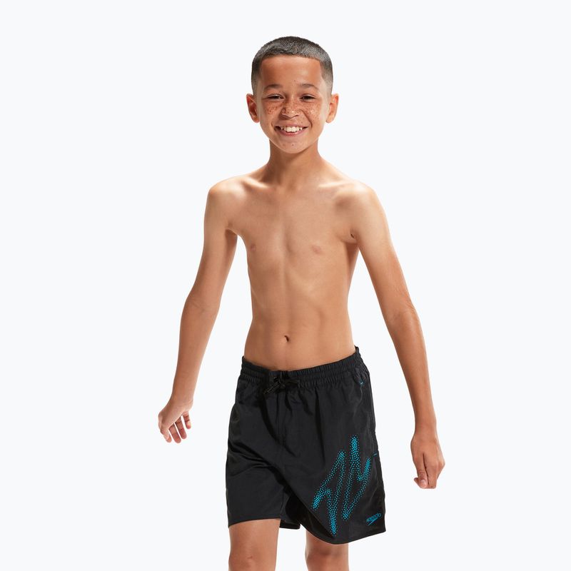 Speedo мъжки къси панталони за плуване Hyper Boom Logo 15" Watershort black 8-00318815199 2