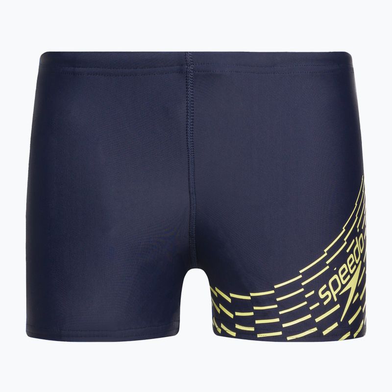 Speedo Medley Logo Aquashort детски бански костюми тъмносин 8-1241006864