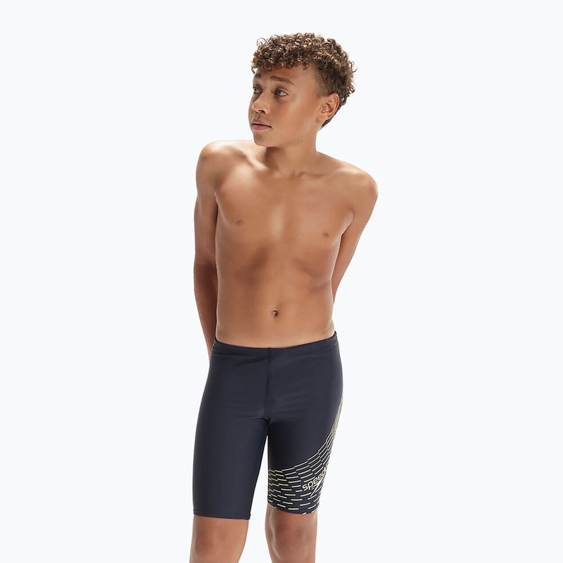 Детски бански Speedo Medley Logo тъмносин 8-1241106865 4