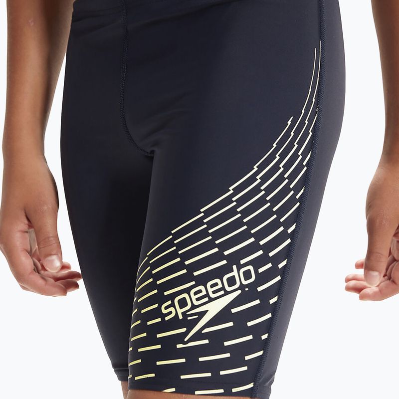 Детски бански Speedo Medley Logo тъмносин 8-1241106865 6