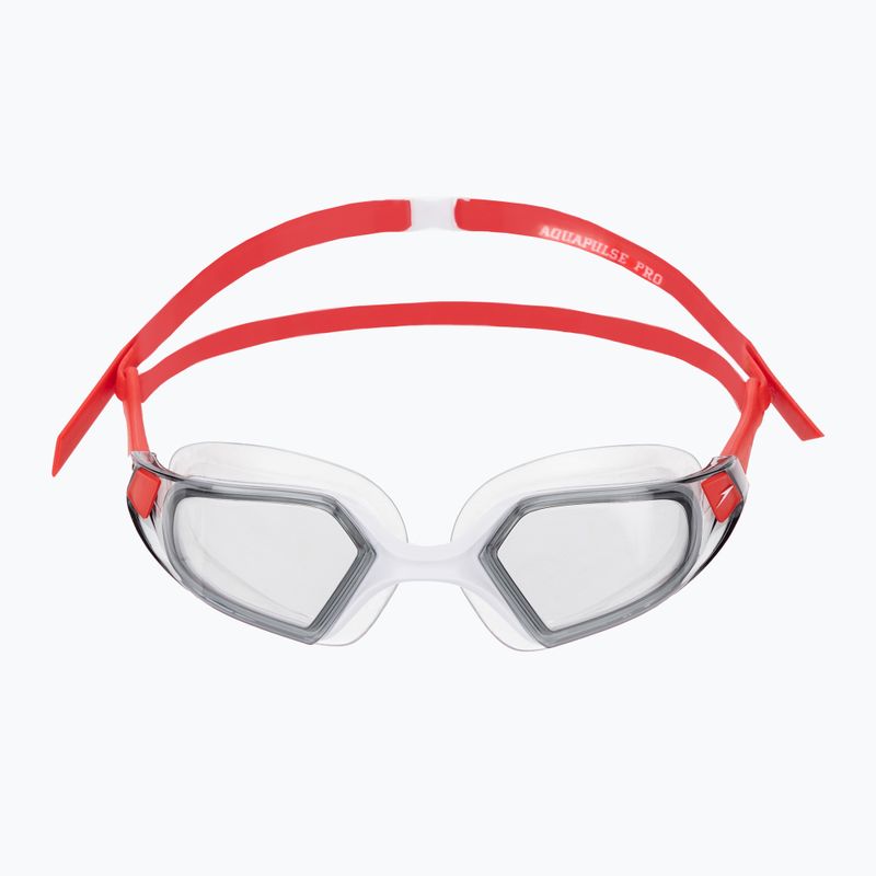 Очила за плуване Speedo Aquapulse Pro червено/бяло 2