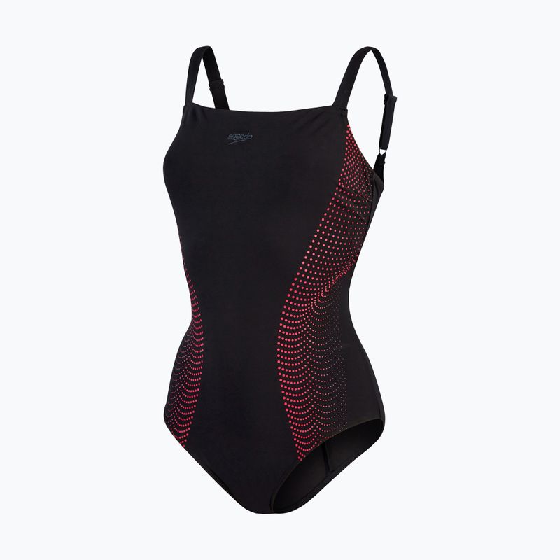 Speedo дамски бански от една част rystalLux Printed Shaping black 8-00306915111 4