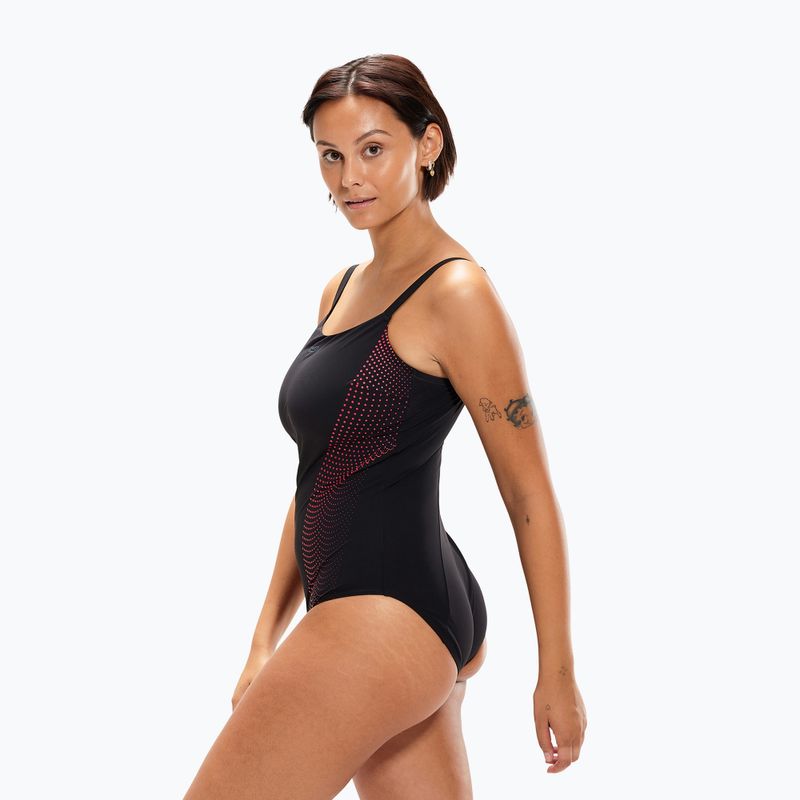 Speedo дамски бански от една част rystalLux Printed Shaping black 8-00306915111 6