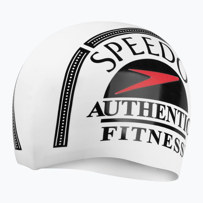 Speedo Силиконова капачка с печат, бяла 8-0838514630 2