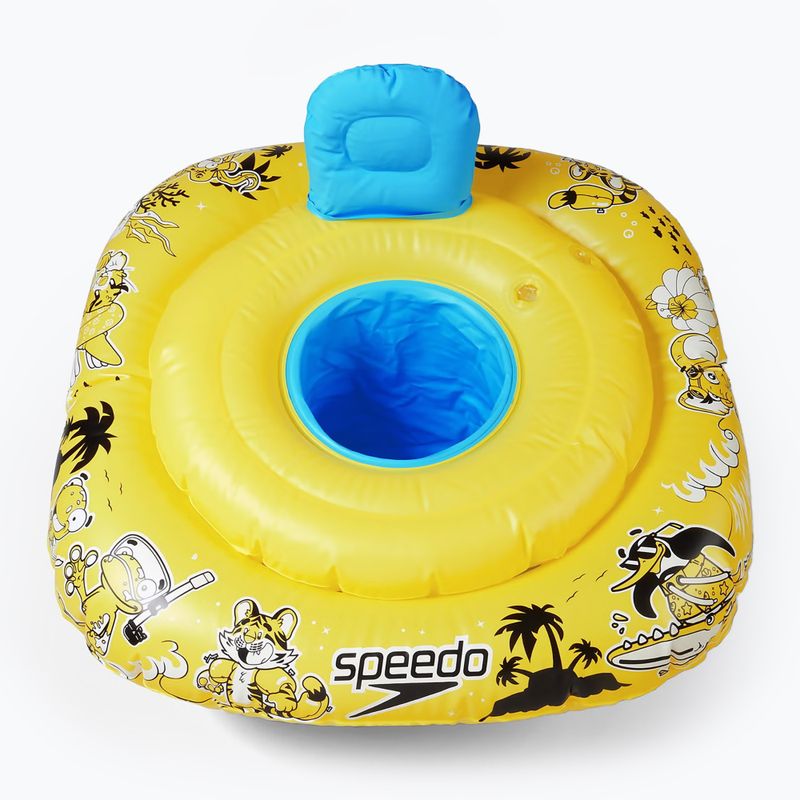 Бебешки пояс за плуване Speedo Character Swim Seat 0-1 z siedziskiem yellow/blue 2