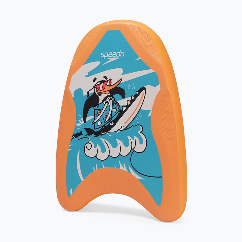 Дъска за плуване Speedo Turtle Printed Float chima azue blue/fluoro orange 2