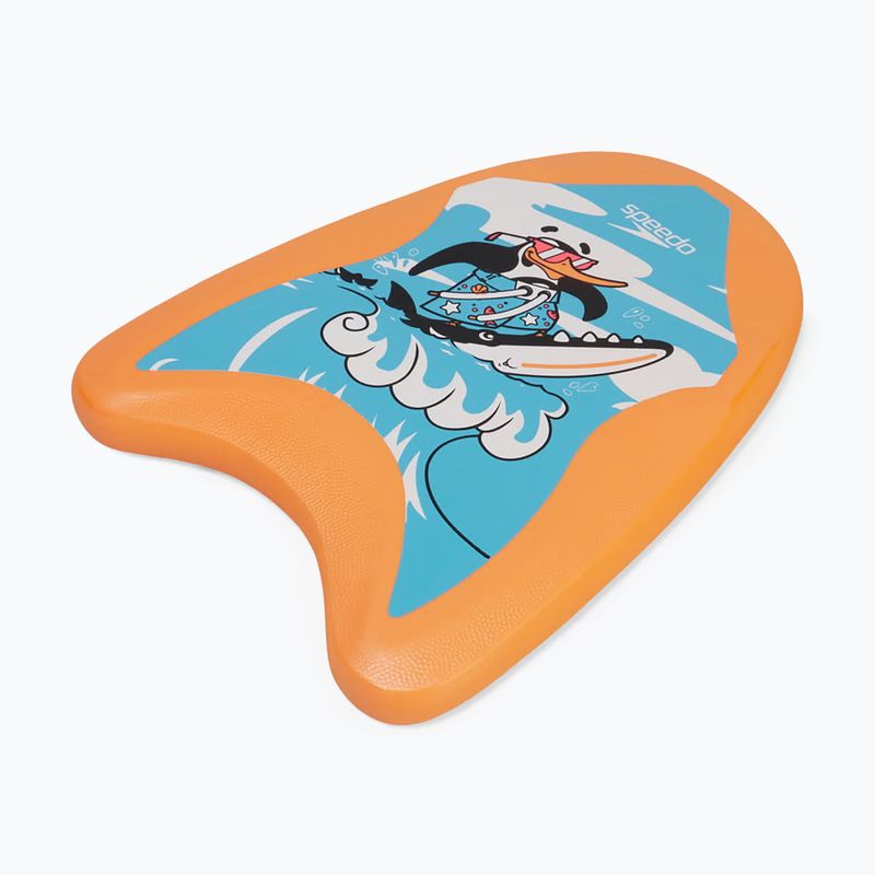 Дъска за плуване Speedo Turtle Printed Float chima azue blue/fluoro orange 3