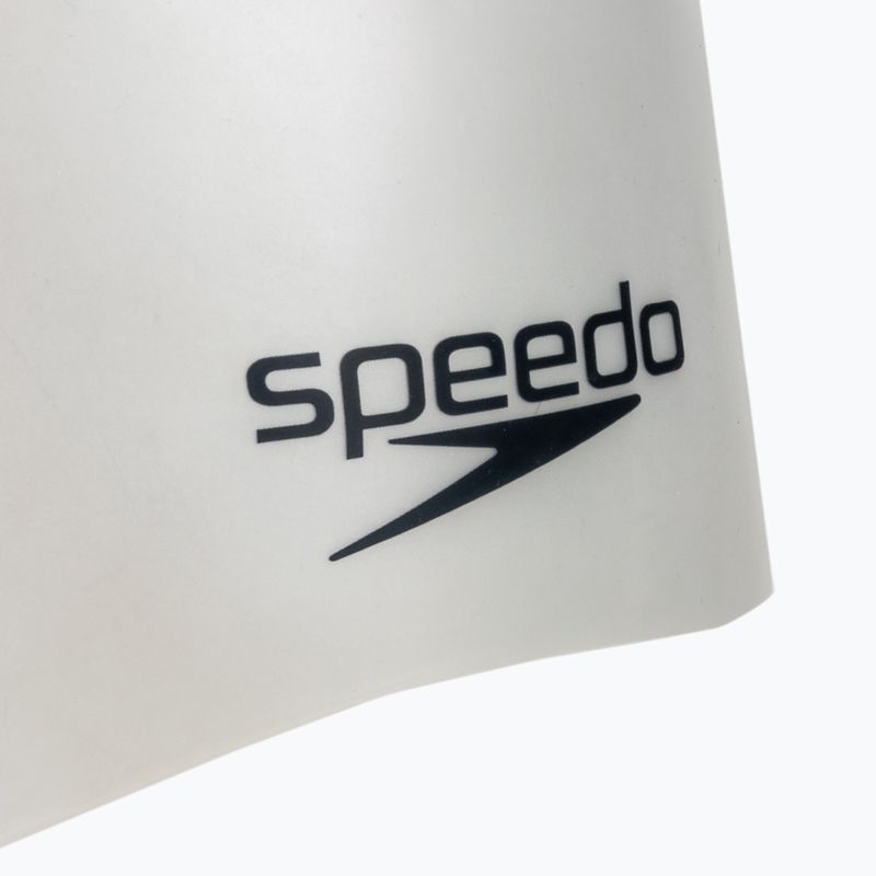 Speedo Обикновена формована силиконова капачка сребърна 8-7098414572 3