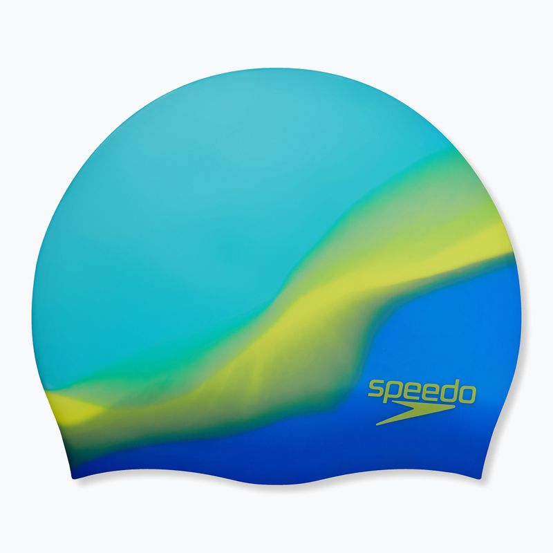 Детска шапка за плуване Speedo Multi Colour Silicone Junior fluo artic/true cobalt/lemon drizzle 2