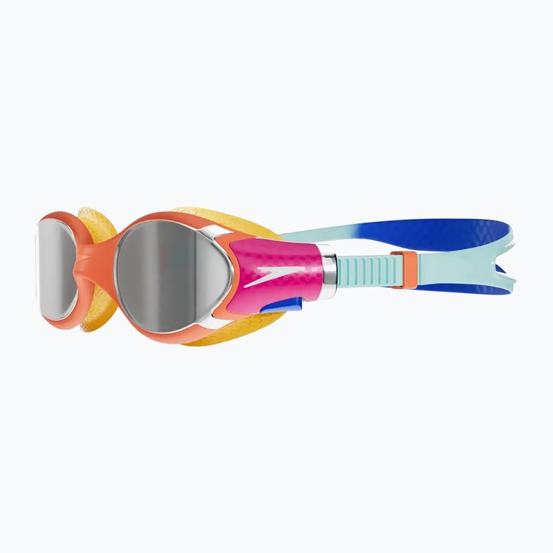 Детски очила за плуване Speedo Biofuse 2.0 Mirror cobalt pop/marine blue/volcanic orange 2