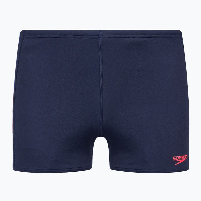 Мъжки боксерки за плуване Speedo Tech Panel navy/orange