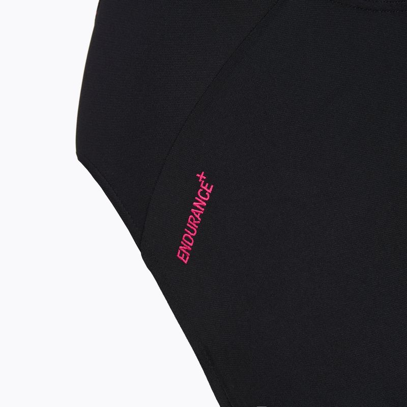 Дамски цял бански костюм Speedo HyperBoom Splice Muscleback black/electric pink 4