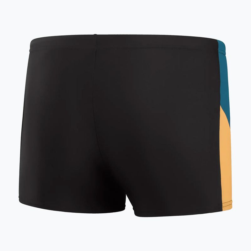 Мъжки боксерки за плуване Speedo Dive black/dark teal/mandarin Peel 2