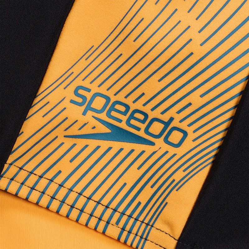 Мъжки боксерки за плуване Speedo Dive black/dark teal/mandarin Peel 4