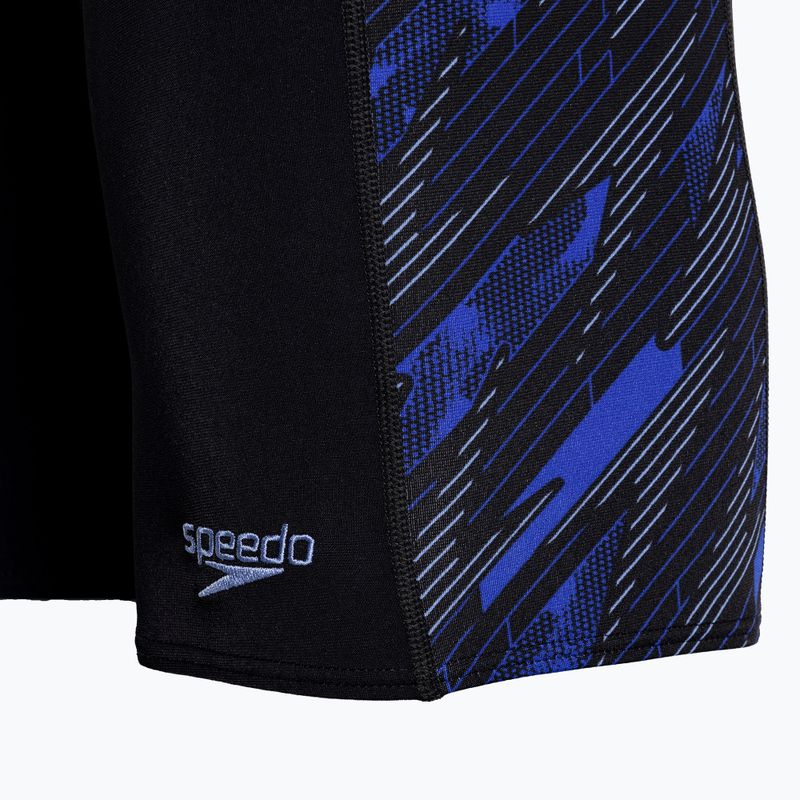 Speedo Hyperboom black/curious blue/true cobalt мъжки бански 4